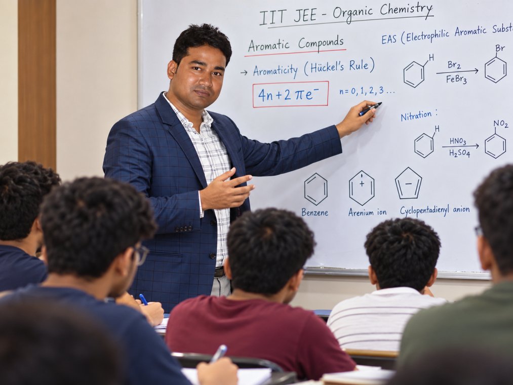 Pratik Sir teaching IIT JEE Chemistry at Educhem